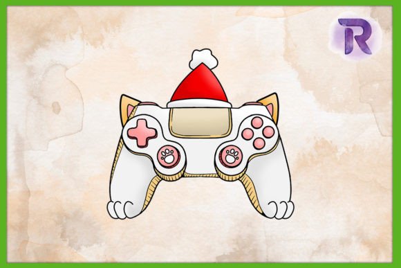 Elevating Holiday Merchandise: The Strategic Value of the Cat Game Controller Christmas PNG