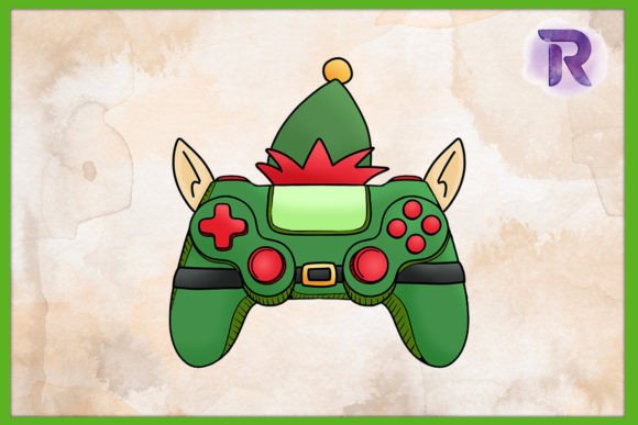 ELF Game Controller Christmas PNG: Technical Specifications and Creative Applications for Holiday Crafting
