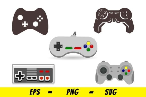 Game Controller Illustration Design Assets