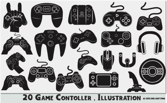 Game Controller Video Game SVG for Creative Projects