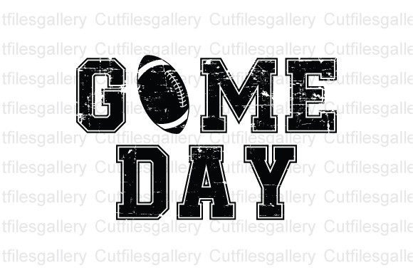 Game Day Football SVG Design Assets