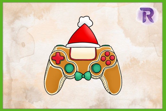 Ginger Game Controller Christmas PNG Design Guide