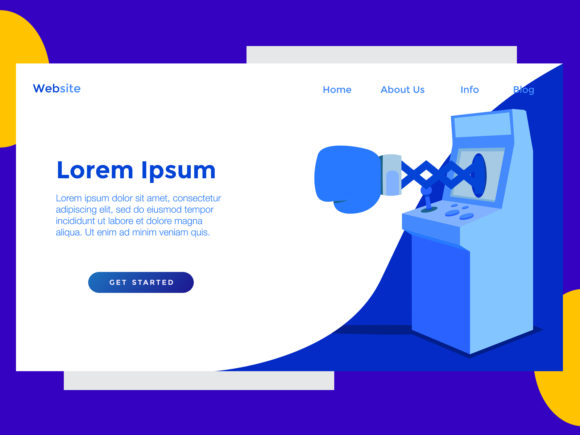 Landing Page Game Boxing Gloves: Selecting the Right Vector Assets for High-Converting Design
